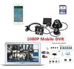 HD 1080P car video recorder 4 CH 3g Rugged SD Card mdvr with 4pcs cameras ( M605HD)