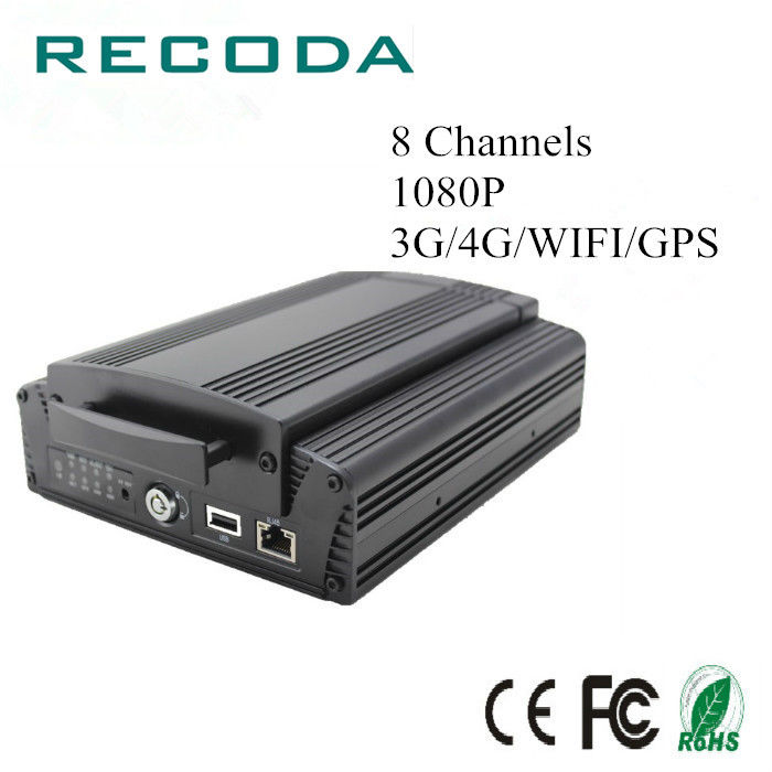 1080P 8Ch HDD/SD Car DVR Video Recorder 4G/WIFI/GPS High Shock Proof 12 Months Waranty