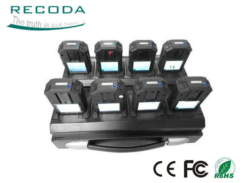 8 Ports Docking Station Law Enforcement Body Worn Camera Docking Station For Data Collection